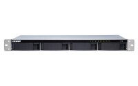 Y-TS-431XEU-2G | QNAP TS-431XeU - NAS - Rack (1U) - Annapurna Labs - Alpine AL-314 - Schwarz - Edelstahl | TS-431XEU-2G | Server & Storage