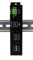 Y-EX-1185HMVS-2 | Exsys USB 3.2 HUB 4-Port extern inkl.Kabel mit Kabel und Din-Rail Kit | Herst. Nr. EX-1185HMVS-2 | USB-Hubs | EAN: 4718359118524 |Gratisversand | Versandkostenfrei in Österrreich