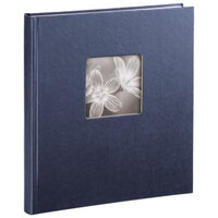 Hama Buch-Album Fine Art, 29 x 32 cm, 50 weiße Seiten, Blau