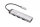 Verbatim USB-C Multiport-Hub 4-Port USB 3.2 Gen 1 - USB 3.2 Gen 1 (3.1 Gen 1) Type-C - USB 3.2 Gen 1 (3.1 Gen 1) Type-A - 5000 Mbit/s - Grau - Aluminium - Kunststoff - 0,15 m