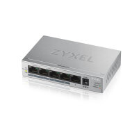 L-GS1005HP-EU0101F | ZyXEL GS1005HP - Unmanaged - Gigabit Ethernet (10/100/1000) - Vollduplex - Power over Ethernet (PoE) | GS1005HP-EU0101F | Netzwerktechnik