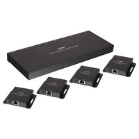 P-38155 | Lindy Cat.6 HDMI & IR Splitter Extender with Loop Out - Video-/Audio-/Infrarot-Übertrager - 4 Anschlüsse | 38155 | Zubehör