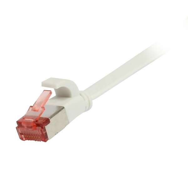 L-S217526 | Synergy 21 Patchkabel RJ45, CAT6 250Mhz, 3m weiss, FTP(U/FTP), TPE(Superflex), Flach, Synergy 21, - Digital/Daten - Netzwerk | S217526 | Zubehör