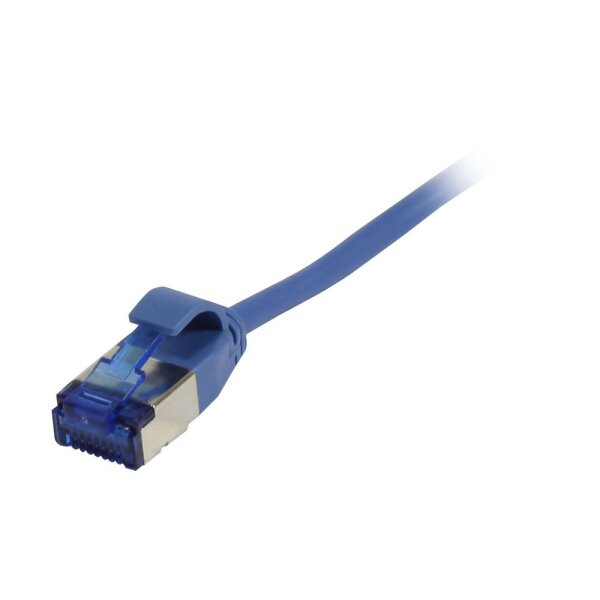 L-S217338 | Synergy 21 Patchkabel RJ45, CAT6A 500Mhz, 7.5m, blau, U/FTP, slimline rund d=3,8mm, TPE(Superflex), AWG32, Synergy 21 - Digital/Daten - Netzwerk | S217338 | Zubehör