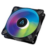 Arctic P12 PWM PST A-RGB 0dB Semi-Passiver 120 mm Gehäuselüfter mit digitalem A-RGB - Ventilator - 12 cm - 2000 RPM - 48,8 cfm - 82,91 m³/h - Schwarz - Weiß