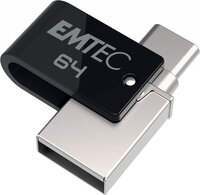 EMTEC Dual USB3.2 to Type-C T260 64GB (ECMMD64GT263C) -...