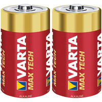 Varta MAX TECH 2x Alkaline C - Einwegbatterie - C - Alkali - 1,5 V - 2 Stück(e) - Gold - Rot