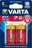 P-04714101402 | Varta MAX TECH 2x Alkaline C - Einwegbatterie - C - Alkali - 1,5 V - 2 Stück(e) - Gold - Rot | 04714101402 | Zubehör | GRATISVERSAND :-) Versandkostenfrei bestellen in Österreich