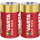 Varta MAX TECH 2x Alkaline C - Einwegbatterie - C - Alkali - 1,5 V - 2 Stück(e) - Gold - Rot