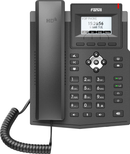 L-X3S LITE | Fanvil SIP-Phone X3S lite inkl. Netzteil - VoIP-Telefon - DHCP | X3S LITE | Telekommunikation