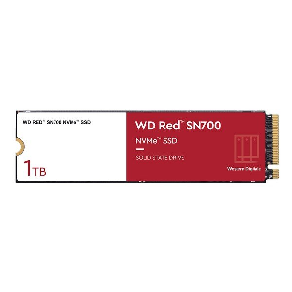 WD SSD Red SN700 1TB NVMe M.2 PCIE Gen3 - Solid State Disk - NVMe