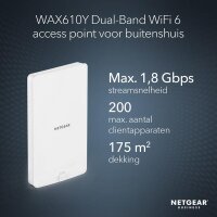 N-WAX610Y-100EUS | Netgear WAX610Y - 2500 Mbit/s - 100,1000,2500 Mbit/s - IEEE 802.11ax - Multi User MIMO - Zimmerdecke - Stange - Wand - Weiß | WAX610Y-100EUS | Netzwerktechnik | GRATISVERSAND :-) Versandkostenfrei bestellen in Österreich
