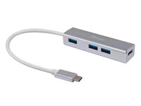 P-128958 | Equip USB-Hub USB-C St -> 4x USB 3.0 Bu 0.15cm schwarz | 128958 | Netzwerktechnik