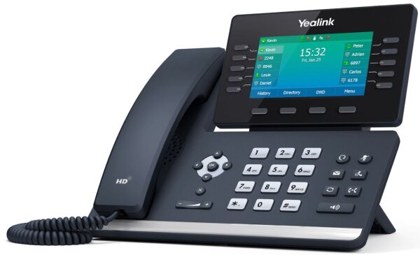 L-T54W | Yealink SIP-T54W VoIP-Telefon T54W - VoIP-Telefon - Voice-Over-IP | T54W | Telekommunikation