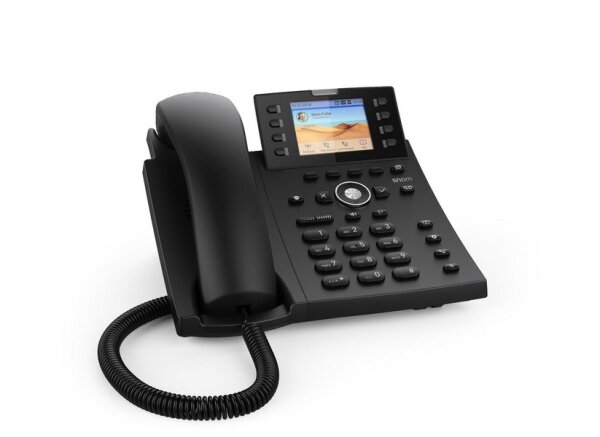 A-4390 | Snom D335 - IP-Telefon - Schwarz - Kabelgebundenes Mobilteil - TFT - 320 x 240 Pixel - Gigabit Ethernet | 4390 | Telekommunikation