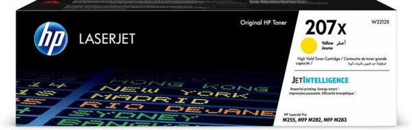 A-W2212X | HP 207X Gelb Original LaserJet Tonerkartusche mit hoher Reichweite - 3150 Seiten - Gelb - 1 Stück(e) | W2212X | Verbrauchsmaterial