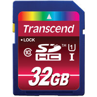 I-TS32GSDHC10U1 | Transcend 32GB SDHC CL 10 UHS-1 - 32 GB - SDHC - Klasse 10 - MLC - 90 MB/s - Class 1 (U1) | TS32GSDHC10U1 | Verbrauchsmaterial