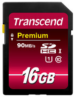 I-TS16GSDU1 | Transcend 16GB SDHC Class 10 UHS-I - 16 GB...