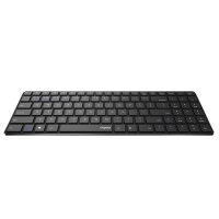 Rapoo E9100M Multi-Mode-Tastatur Kabellos, ultraflach, Schwarz