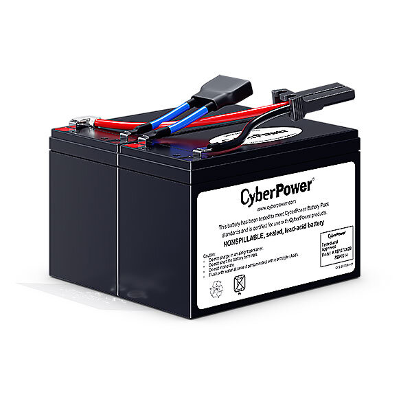 L-RBP0014 | CyberPower Systems CyberPower RBP0014 - Plombierte Bleisäure (VRLA) - 24 V - 2 Stück(e) - Schwarz - CyberPower PR750ELCD - PR750ELCDGR - 4,09 kg | RBP0014 | PC Komponenten
