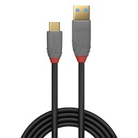 P-36911 | Lindy 36911 USB Kabel 1 m USB C USB A Männlich Schwarz - Grau | Herst. Nr. 36911 | Kabel / Adapter | EAN: 4002888369114 |Gratisversand | Versandkostenfrei in Österrreich