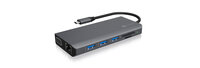 ICY BOX IB-DK4070-CPD - Kabelgebunden - USB 3.2 Gen 1...