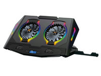 Conceptronic 2-Fan Cooling Pad 17.0 Ergonomisch Gaming