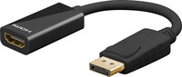 Y-67881 | Wentronic DisplayPort/HDMI - 0,1 m - HDMI - DisplayPort - Männlich - Weiblich - Schwarz | 67881 | Zubehör