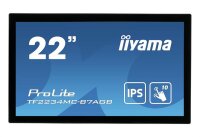 Y-TF2234MC-B7AGB | Iiyama ProLite TF2234MC-B7AGB - 54,6 cm (21.5 Zoll) - 1920 x 1080 Pixel - Full HD - LED - 8 ms - Schwarz | TF2234MC-B7AGB | Displays & Projektoren