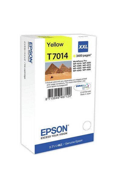 Y-C13T70144010 | Epson Tintenpatrone XXL Yellow 3.4k - Tinte auf Pigmentbasis - 34,2 ml - 1 Stück(e) | C13T70144010 | Verbrauchsmaterial