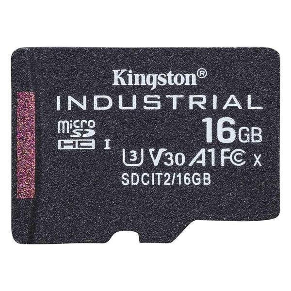 Y-SDCIT2/16GBSP | Kingston Industrial - 16 GB - MicroSDHC - Klasse 10 - UHS-I - Class 3 (U3) - V30 | SDCIT2/16GBSP | Verbrauchsmaterial