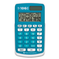 I-5811060 | TI TI-106 II - Desktop - Einfacher Taschenrechner - 28 Ziffern - 2 Zeilen - Batterie/Solar - Türkis - Weiß | 5811060 | Büroartikel