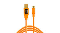 I-CU5430ORG | Tether Tools CU5430ORG - 4,6 m - USB A - Micro-USB B - USB 2.0 - Orange | CU5430ORG | Zubehör