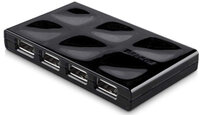 I-F5U701CWBLK | Belkin USB 2.0 Quilted Hub, 7 Ports, EU...