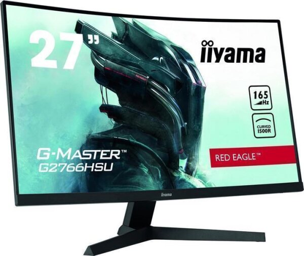 X-G2766HSU-B1 | Iiyama G2766HSU-B1/27 FHD Gaming/Curved G-Master Red Eagle - Flachbildschirm (TFT/LCD) - 68,6 cm | G2766HSU-B1 | Displays & Projektoren