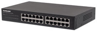 P-561273 | Intellinet 24-Port Gigabit Ethernet Switch - 24 x 10/100/1000 Mbit/s RJ45-Ports - IEEE 802.3az (Energy Efficient Ethernet) - Desktop - 19 Rackmount - Metall - Gigabit Ethernet (10/100/1000) - Vollduplex - Rack-Einbau | 561273 | Netzwerktechnik