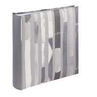 Hama Memo-Album Stripes für 200 Fotos im Format 10x15 cm Schwarz