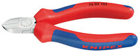 KNIPEX 72 02 125 - Seitenschneider - Chrom-Vanadium-Stahl - Kunststoff - Blau/Rot - 12,5 cm - 109 g | 72 02 125 | Werkzeug
