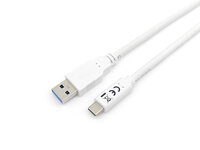 Equip USB Kabel 3.2 A -> C St/St 2.0m 3A weiß - Kabel - Digital/Daten