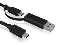 P-IB-CB031 | ICY BOX IB-CB031 - 1 m - USB A/USB C - USB C - USB 3.2 Gen 2 (3.1 Gen 2) - 10000 Mbit/s - Schwarz | Herst. Nr. IB-CB031 | Kabel / Adapter | EAN: 4250078171379 |Gratisversand | Versandkostenfrei in Österrreich
