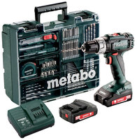 Metabo SB 18 L SET - 1800 RPM - 1 cm - 2 cm - 50 Nm - 25 Nm - 27000 BPM