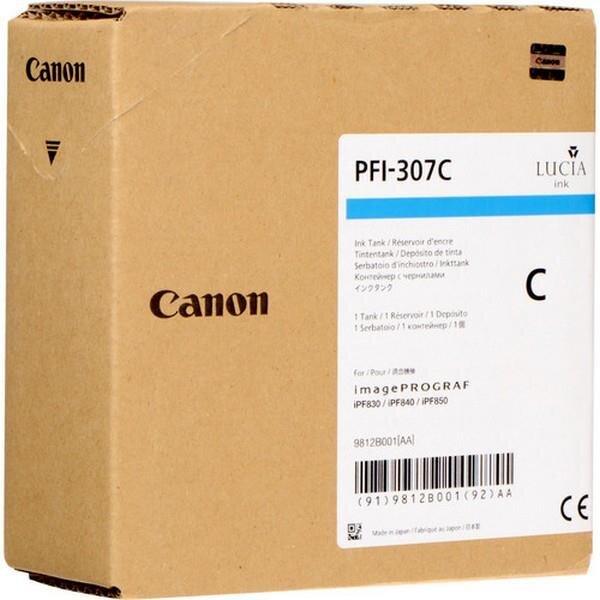 Y-9812B001 | Canon PFI-307C - Original - Cyan - Canon - imagePROGRAF iPF830 imagePROGRAF iPF840 imagePROGRAF iPF850 - 330 ml | 9812B001 | Verbrauchsmaterial
