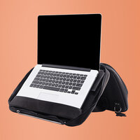 R-Go Viva 15.6 Laptoptasche - Vollnarbenleder (LWG-Zertifizierung) - Integrierter Laptop-Ständer - Schultergurt - Schwarz - Aktenkoffer - 39,6 cm (15.6 Zoll) - Schultergurt - 1,98 kg