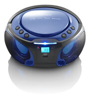 I-SCD-550 BLAU | Lenco SCD-550 - FM - CD,CD-R,CD-RW - LCD - Blau - Wechselstrom/Batterie | SCD-550 BLAU | Audio, Video & Hifi