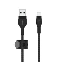 I-CAA010BT3MBK | Belkin Boost Charge USB-A to LTG Braided Silicon 3M Black - Digital/Daten | CAA010BT3MBK | Zubehör