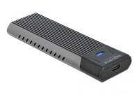 X-42638 | Delock 42638 - SSD-Gehäuse - M.2 - PCI Express - 10 Gbit/s - USB Konnektivität - Schwarz - Grau | 42638 | PC Komponenten