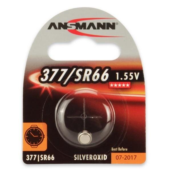 Y-1516-0019 | Ansmann 1516-0019 - Einwegbatterie - Siler-Oxid (S) - 1,5 V - 1 Stück(e) - 19 mAh - 3 Jahr(e) | 1516-0019 | Zubehör
