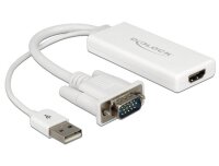 X-62460 | Delock 62460 - 0,25 m - VGA - USB2.0-A - HDMI - Männlich - Weiblich - 1920 x 1080 Pixel | 62460 | Zubehör