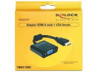 X-65512 | Delock 65512 - 0,254 m - VGA (D-Sub) - HDMI Typ...