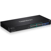 P-TPE-3018LS | TRENDnet TPE-3018LS - Managed - Gigabit Ethernet (10/100/1000) - Vollduplex - Power over Ethernet (PoE) - Rack-Einbau - 1U | TPE-3018LS | Netzwerktechnik